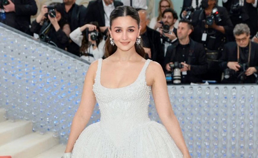 Alia Bhatt's stunning pearl gown steals the show at Met Gala 2023
